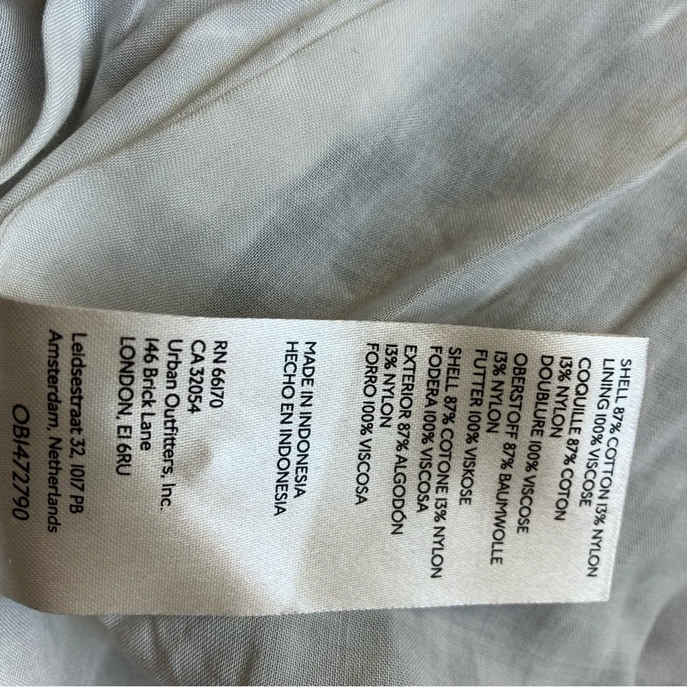 Maeve by Anthropologie Black & White Plaid Mini Flounce Dress size 10 - Picture 12 of 12